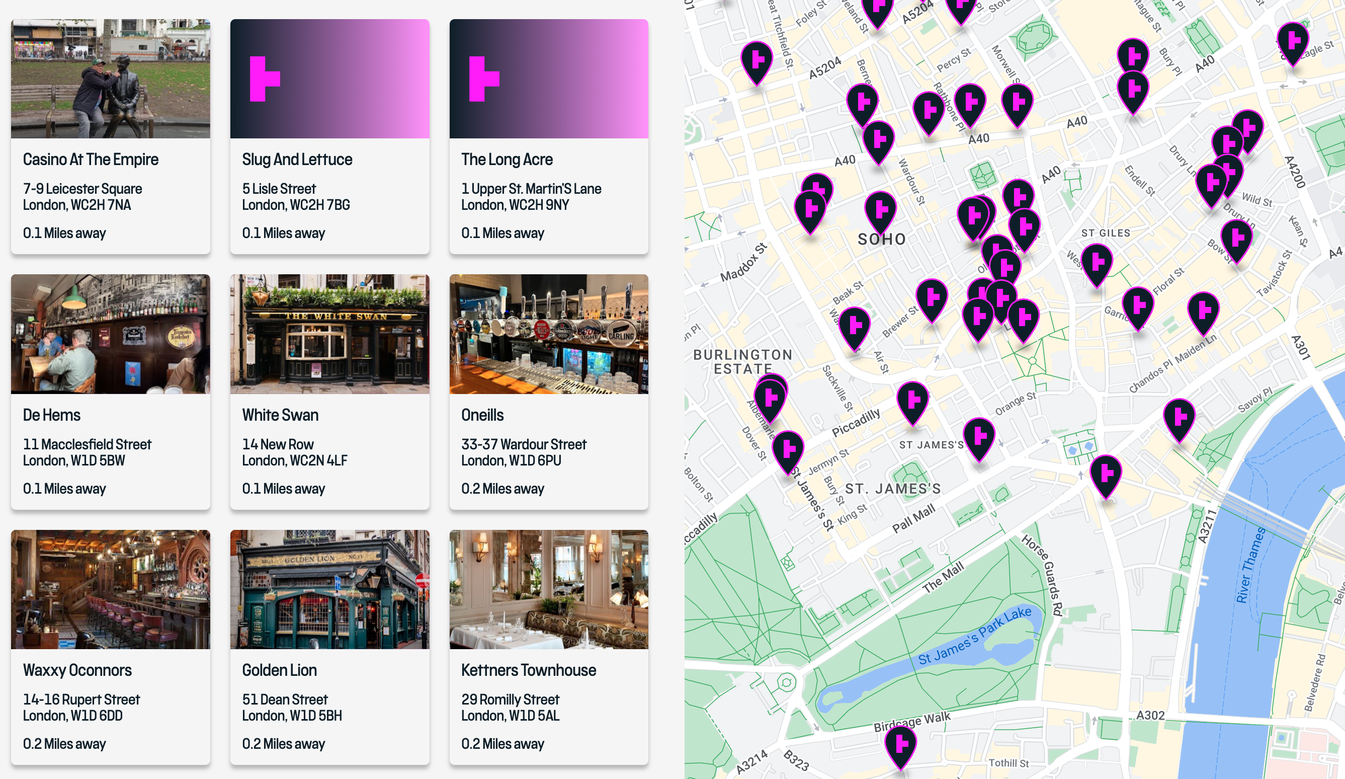 Pub finder